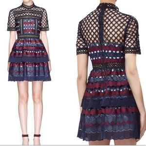 Self Portrait hexagon dress